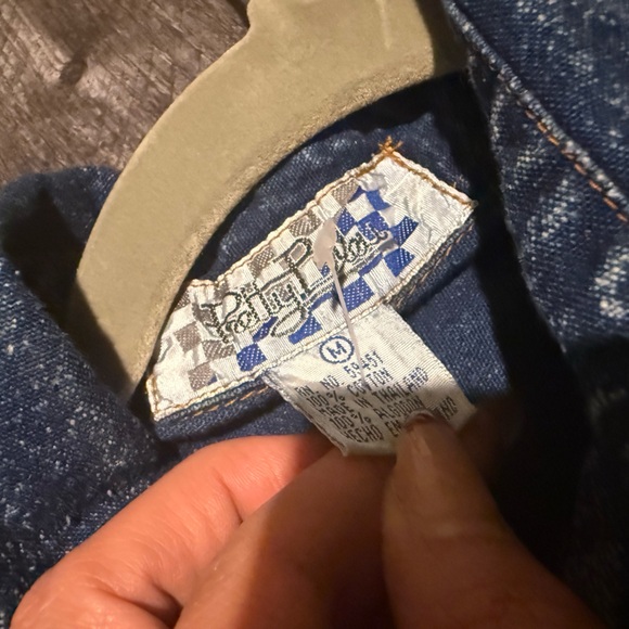 Vintage Roper Western Denim Shirt – Beaded Floral Yoke – Women’s M/L - Picture 5 of 8